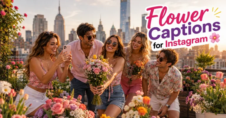 Flower Captions for Instagram