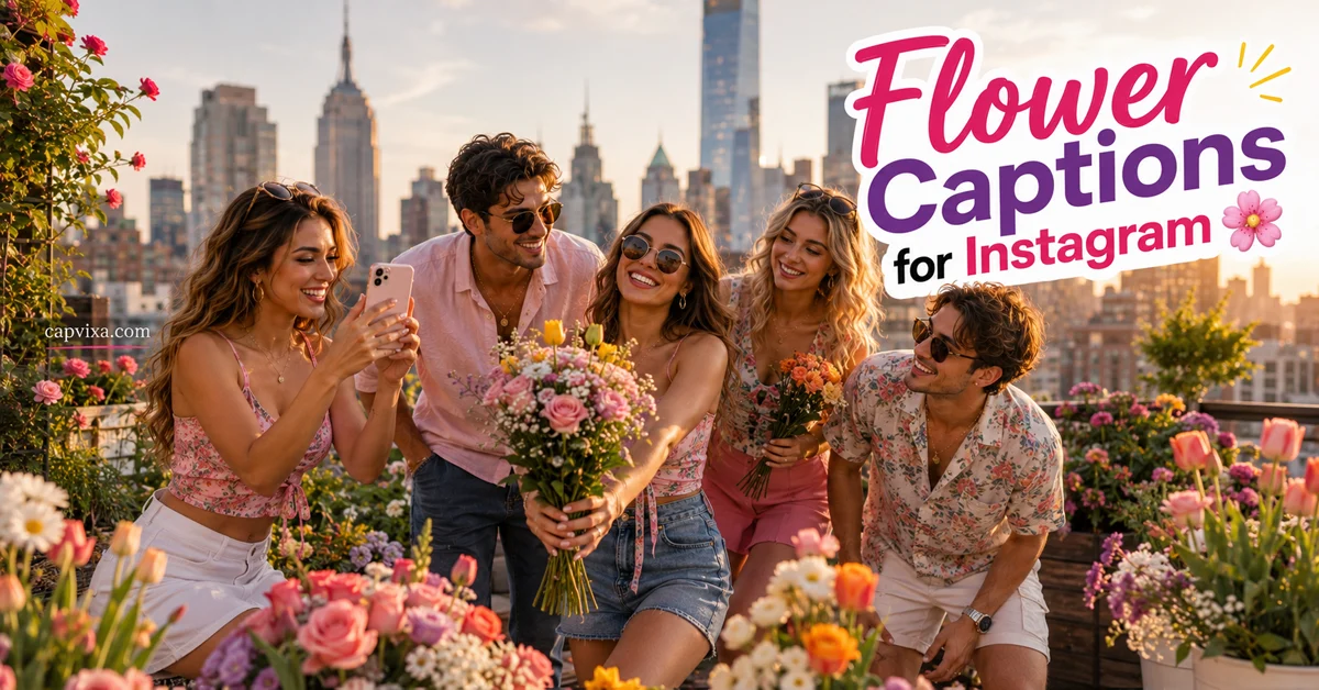 Flower Captions for Instagram