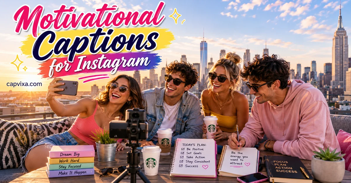 Motivational Captions for Instagram