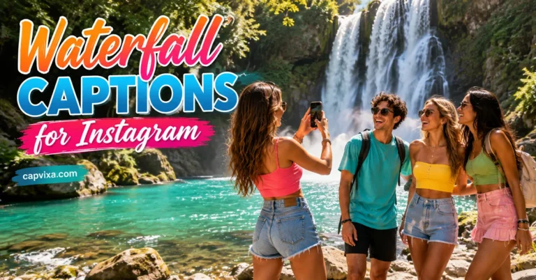 Waterfall Captions for Instagram