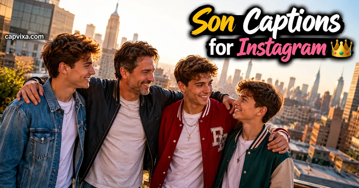Son Captions for Instagram