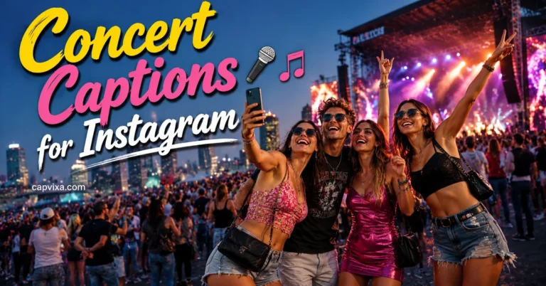 Concert Captions for Instagram