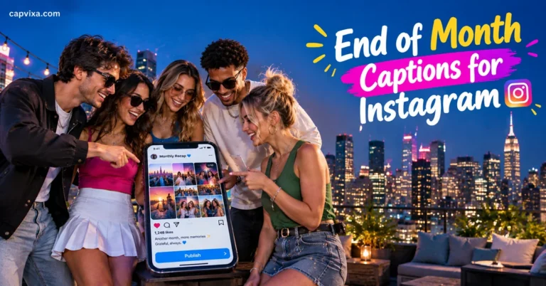 End Of Month Captions For Instagram