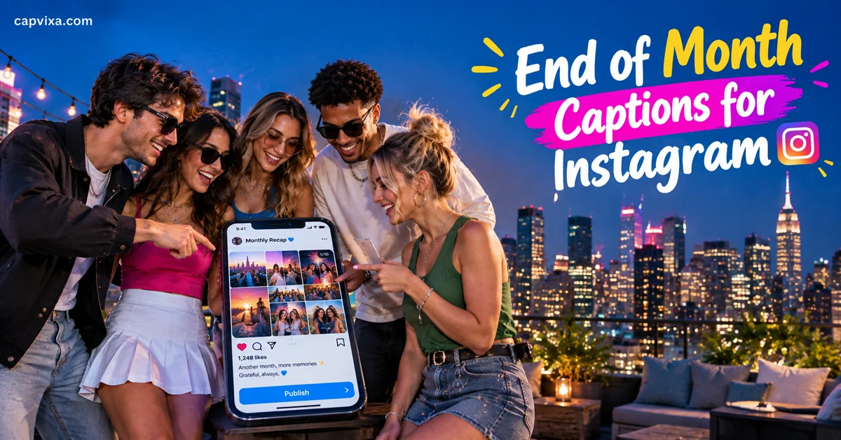 End Of Month Captions For Instagram