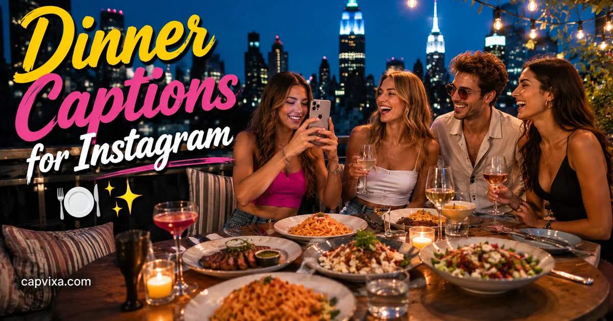 Dinner Captions for Instagram