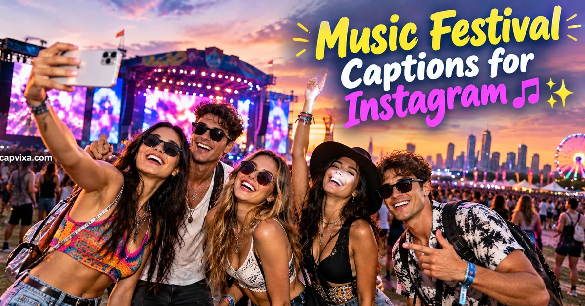 Music Festival Captions for Instagram