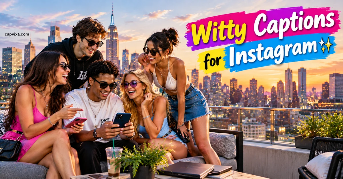 Witty Captions for Instagram
